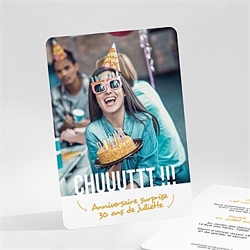 Invitation anniversaire surprise
