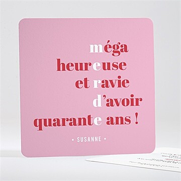 Invitation anniversaire réf. N351616