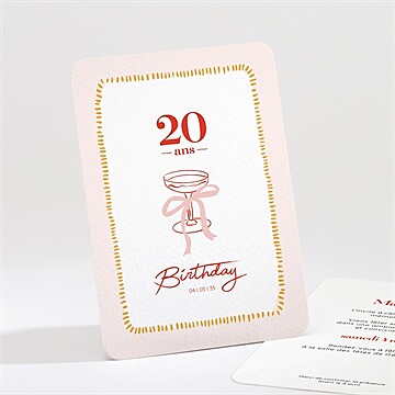 Invitation anniversaire réf. N211707