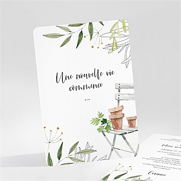 Carte invitation départ à la retraite nouvelle vie