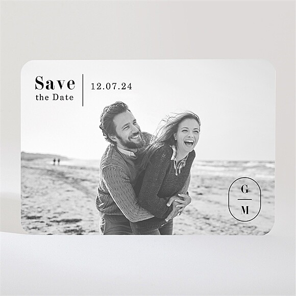 Save the Date mariage Terracotta Magnet réf.N11033