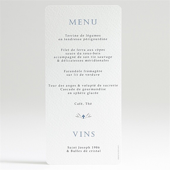 Dos du menu