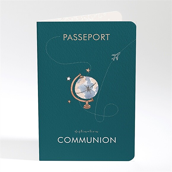 Faire-part communion Mon Passeport Communion réf.N401876