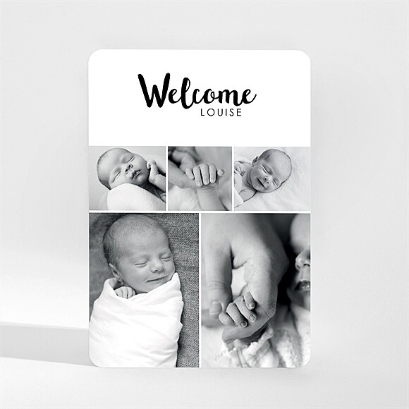 Faire-part naissance Welcome baby ! Magnet réf.N210136