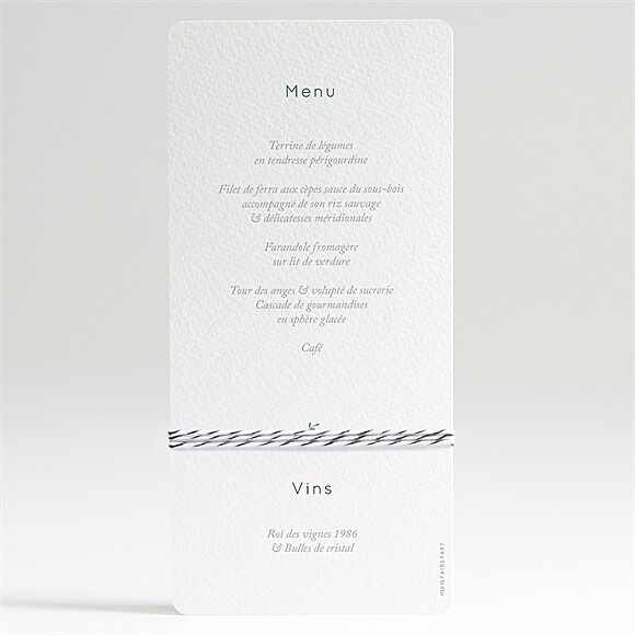 Dos du menu