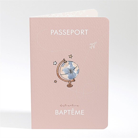 Faire-part de baptême Joli Passeport Bapteme réf.N401929