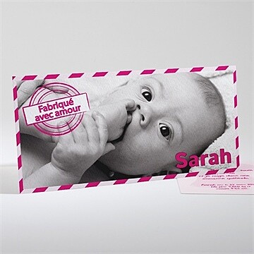 Faire-part naissance conçu avec amour