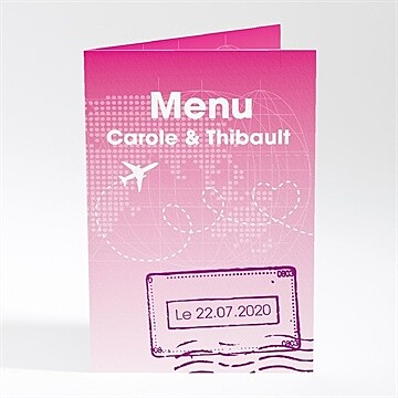 Menu mariage embarquement immédiat