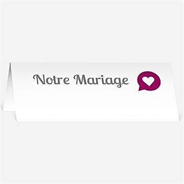 Marque-place mariage réf. N440122