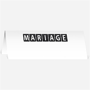 Marque-place mariage réf. N440157