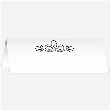 Marque-place mariage médaillon violet et photos