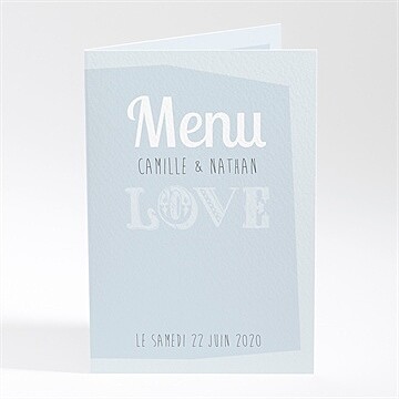 Menu mariage associez vous à notre bonheur