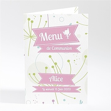 Menu communion mon annonce photo