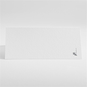 Marque-place mariage oiseaux vintage - Dos du marque-place