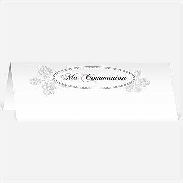 Marque-place communion double face avec photo