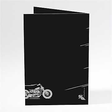 Menu mariage amour et vitesse - Dos du menu