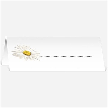 Marque-place mariage jolie marguerite !