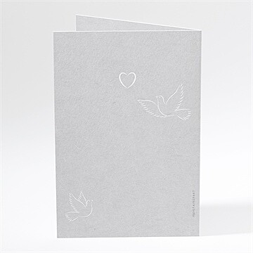Menu anniversaire de mariage la fête de nos années - Dos du menu
