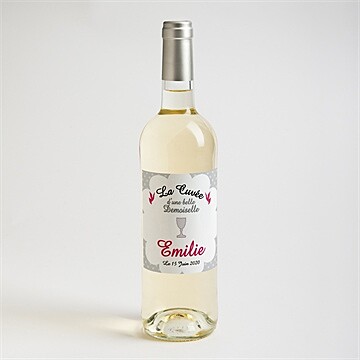 Etiquette de bouteille communion le calice - Mise en situation
