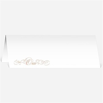 Marque-place mariage joli retro vintage