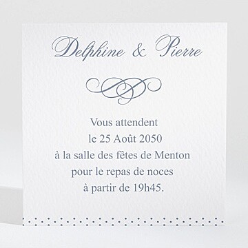 Carton d'invitation mariage réf. N300695