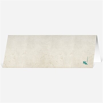 Marque-place mariage mongolfiere vintage - Dos du marque-place