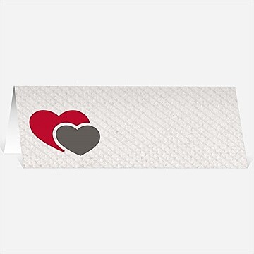 Marque-place mariage photo couleurs vintage