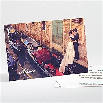 Remerciement mariage papillon photo original