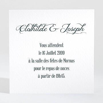 Carton d'invitation mariage réf. N300920