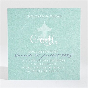 Carton d'invitation mariage réf. N3001048
