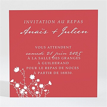 Carton d'invitation mariage réf. N3001051