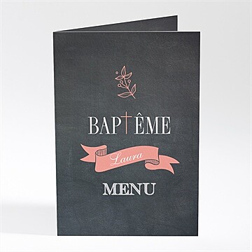 Menu baptême fierté!