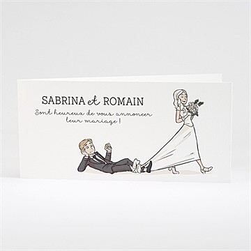 Faire-part mariage mariage original en humour