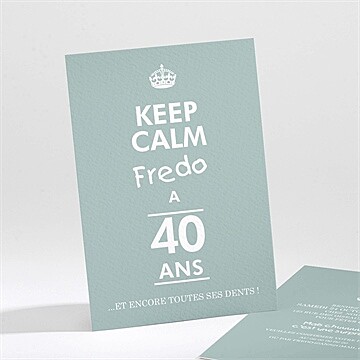 Carte d'invitation anniversaire 30 ans personnalisable