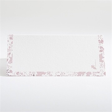 Marque-place baptême liberty pastel clair - Dos du marque-place