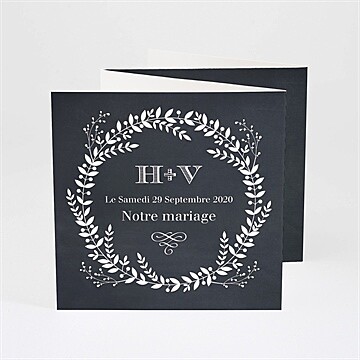 Faire-part mariage jeu d'ardoise