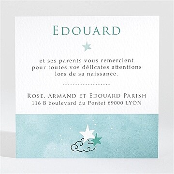 Remerciement naissance nuage et poésie