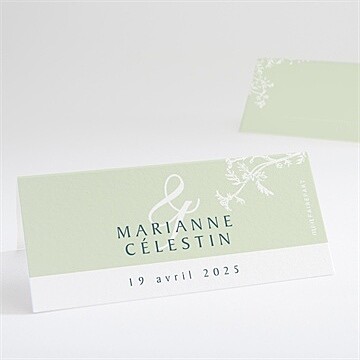 Marque-place mariage gravure chic