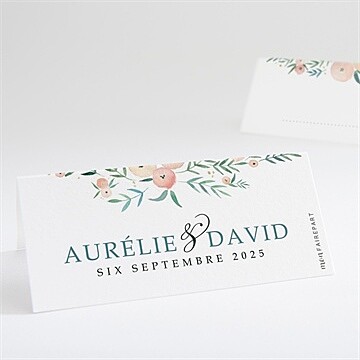 Marque-place mariage printemps!