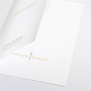 Livret de messe mariage doux plaisir - Détail du livret