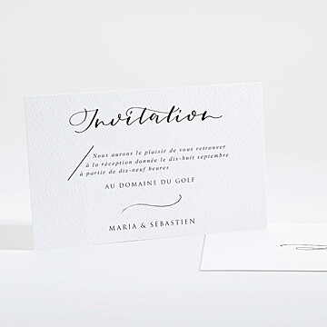 Carton d'invitation mariage elle a dit oui