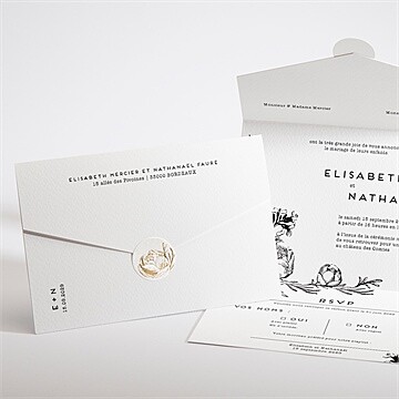 Faire-part mariage tout en un !