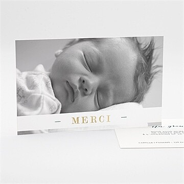 Remerciement naissance belle inscription