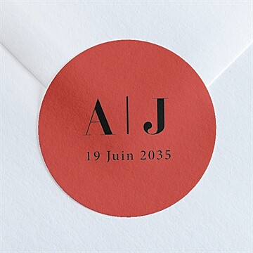 Sticker mariage enlacés