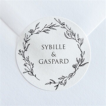 Sticker mariage délicate ficelle