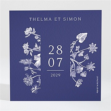 Carton réponse mariage atmosphère - Dos du carton