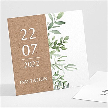 Carton d'invitation mariage réf. N301121