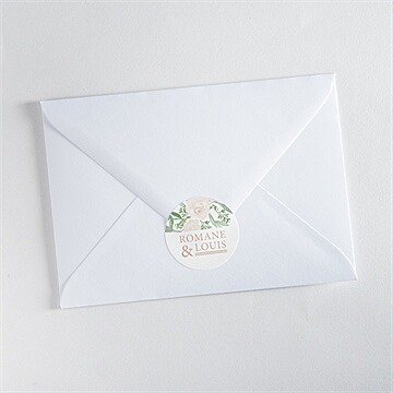 Sticker mariage branches printanières - Mise en situation