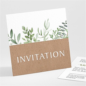 Carton d'invitation mariage réf. N301153