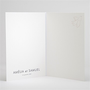 Livret de messe mariage l'essentiel en initiales - Intérieur du livret